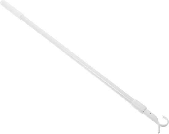 Jaloezieën Stok - Gordijn Trekstang - Raambekleding Bediening - Uitschuifbaar Design - 60 cm - Zwart