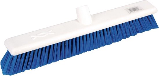 Jantex Zachte Hygiënische Bezem 45cm Blauw DN832 van Jantex