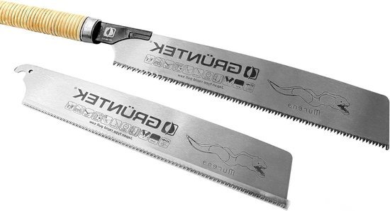 Japanse zaag 300 mm - 2 bladen - voor grove en fijne snede - trekzaag tuinzaag - GELD-TERUG-garantie 90 dagen garden saw hand van The Gardener's Fancy