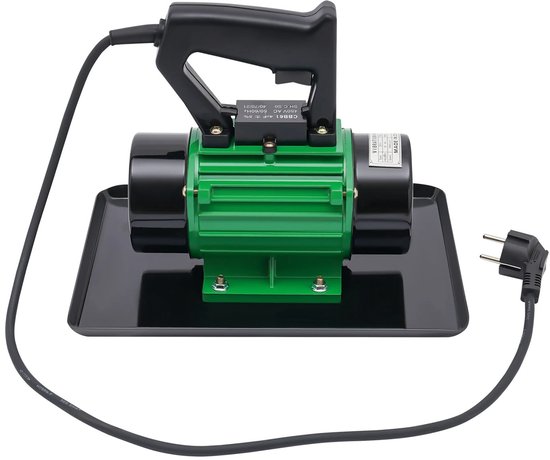 JAQZY Betonvibrator - Beton Trilplaat - 250W - Hoog Rendement - Volledig Koperen Motor - 80dB - Compact - Draagbaar - Betonvloeren van Merkloos	