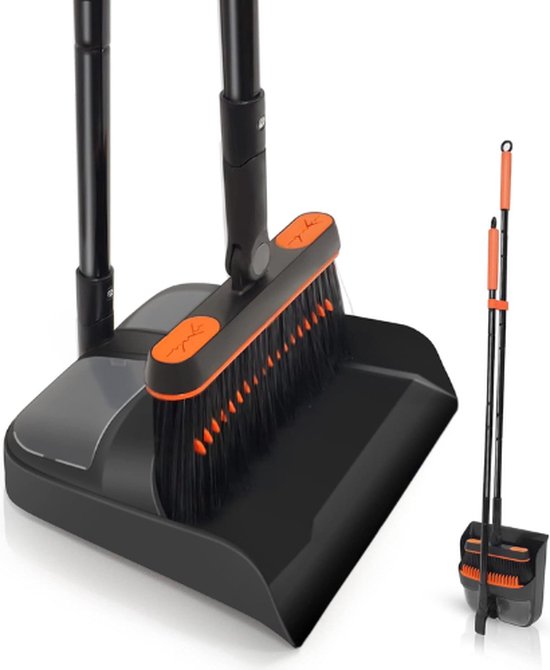 JEHONN® Veegborstel Deluxe - Borstel Met Steel - Veegborstel Met Steel Voor Binnen - Kamerveger - Voegborstel - Veegborstel Buiten - Borstel Met Steel Telescopisch van JEHONN®