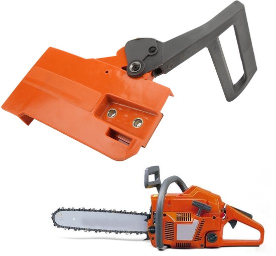 JeiibrZui Chainsawkap - Kettingwielkap - Uitstekend Vakmanschap & IJzeren Materiaal - 1 Stuks - Compatibel Met Husqvarna 61/66/266/268/272XP - Chroom van Merkloos	
