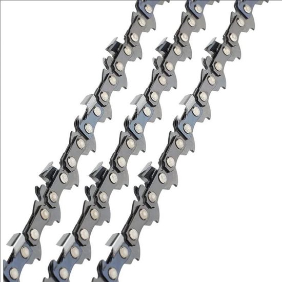 JeiibrZui Kettingzaagketting 16 Inch - Stihl Ms 170 Ketting - 35 Cm Lengte Met 50 Schakels En Lage Terugslag - 3 - Algemeen Gebruik-Zilver van JeiibrZui