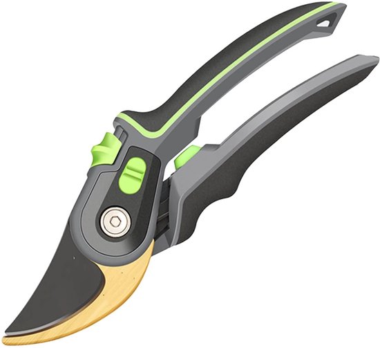 JeiibrZui Snoeischaren - Tuinscharen - Snijdiameter 35 Mm & Totale Lengte 225 Mm - 1 Stuks - Voor Harde Bomen En Struiken - Zilver van Merkloos	