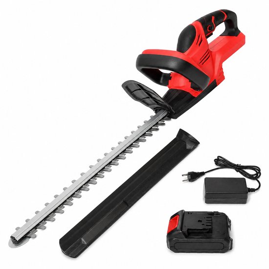 Jensaro Accu Heggenschaar 22 Inch – Draadloos 21V – Incl Accu & Oplader – Elektrische Heggenschaar – Tuin Snoeischaar Krachtig van Merkloos	