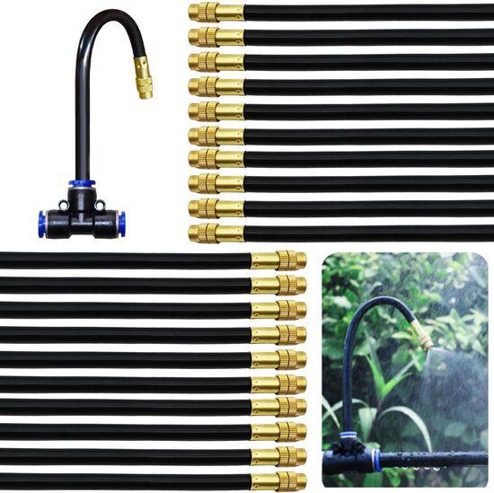 JGS ® Instelbare Nevelsproeiers voor Tuin en Terras, 20 Stuks, 8 mm