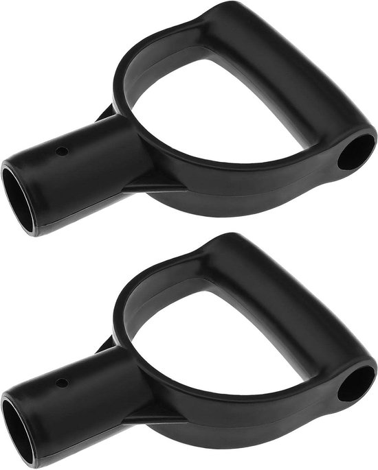 JGS Premium - Tuin Gereedschap Handvat voor Spade, Schop en Vork - D Vormig Plastic Grip - Vervanging Handvat - Binnendiameter 28mm - 2 Stuks van JGS