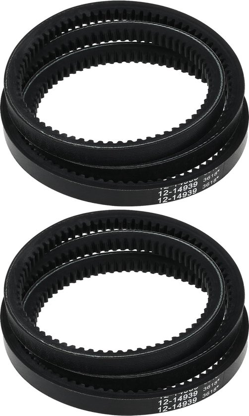 JHUBERS- Aandrijfriem 51 inch - 2 Stuks - Rubber - Compatibel met Hustler Raptor - Raptor Limited - Raptor SD/Raptor SDX - Hoge efficiëntie - Grasmaaier Riem