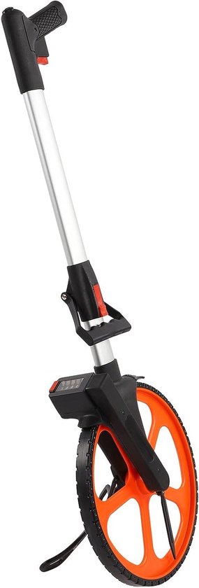 JHubers Goods - Meetwiel met Telescopische Steel voor Landmeting - Mechanisch Tellermeetwiel 0-9999,9 M/0-9999,9 Ft - Handig Meetgereedschap met Rem - Professioneel Landmeetinstrument van JHubers Goods