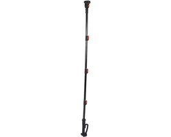 Jhubersproducts - Accu Snoeischaar Verlenghandvat - Telescopisch Aluminium - Handig voor Hoge Takken - Zwart - Tuinaccessoire - Ideaal voor Tuinliefhe