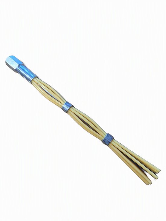 JMC Nylon Borstel met Metalen Strips 310 mm – 9 Stuks – Vervangborstel voor Onkruidborstelmachine