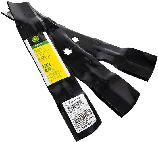 John Deere GY20852 – Maaimessenset – 48 inch maaidek – High-Lift – Set van 3 messen van JOHN DEERE