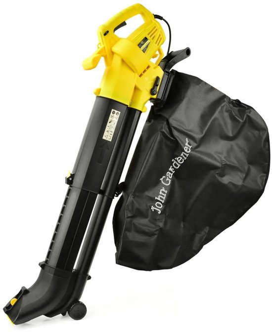 John Gardener Bladblazer 3-in-1 - Krachtig - 45L Zak - 275 km/h Luchtstroom van Merkloos	