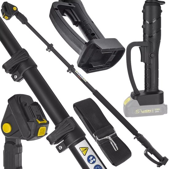 John Gardener Lichtgewicht telescoopsteel 1,65–2,50 m voor snoeizagen en snoeischaren op hoogte van Merkloos	