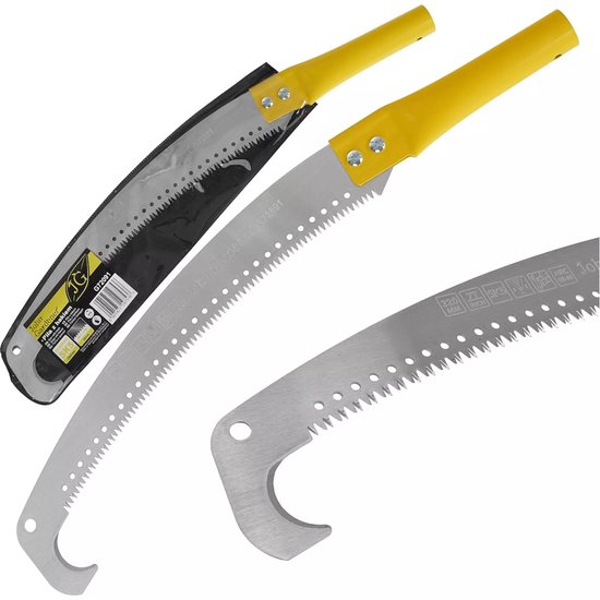 John Gardener SK5 zaag - 32 cm - Haakhandvat - Voor tuin en bos - Veilig en precies snijden van Merkloos	