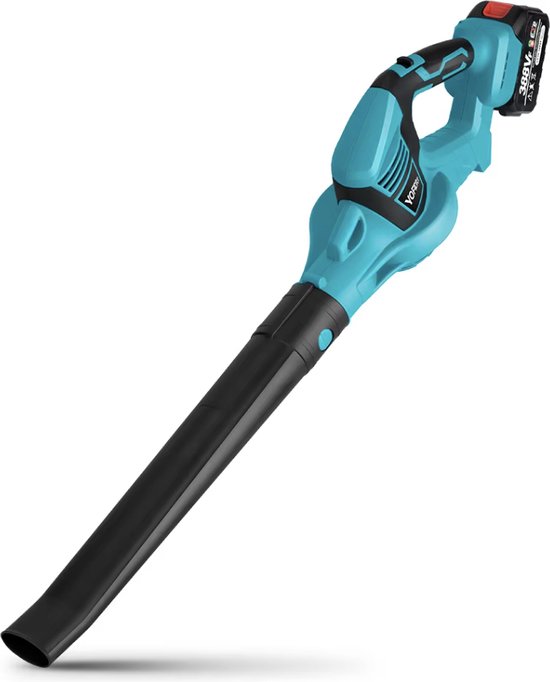 J&R Bladblazer - Elektrische bladblazer - Bladblazer met accu - 1 accu - 18V - 2000W - Blauw van J&R