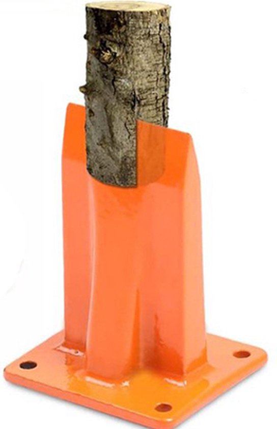 JS Goods® Houtklover - Houtsplijter - Houtsplitter - Houtkliever - Kloofwig - Splijtwig - Houtklover voor aanmaakhout - Metaal van JS Goods