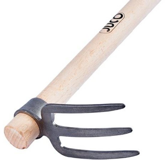 Juco - 3-Tand Tuinhark - Ergonomisch - 1100mm van Merkloos	