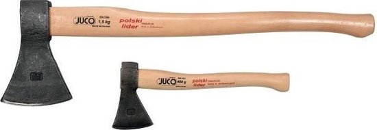 JUCO Set van 2 bijlen 1,5kg en 0,4kg van Merkloos	