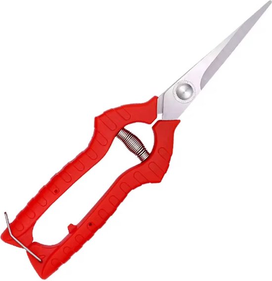 Jumada's - RVS snoeischaar - Ideaal - Snijbloemen - Licht snoeiwerk - 21cm - Rood van Jumada's