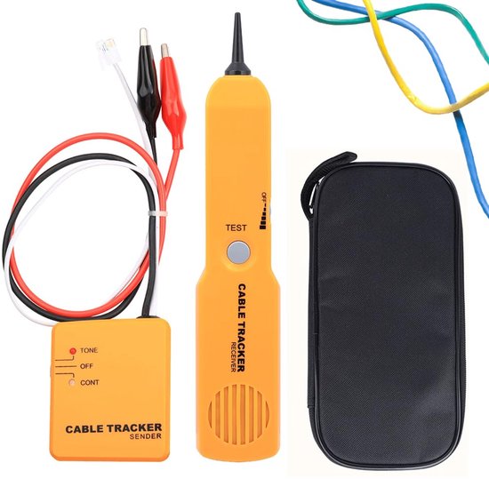 Kabelbreuk-zoekapparaat - Lotvic Cable Tracker - robotmaaier - RJ11 kabeltracer - geluidsgenerator - telefoonkabeltracker - leidingzoeker voor het vinden van netwerkkabels - telefoonlijnen - kabels van Lotvic