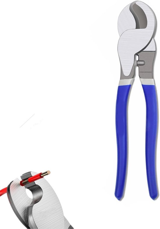 Kabelknipper voor het knippen en strippen van koperdraden - Elektrisch gereedschap met ergonomische handgreep van Merkloos	