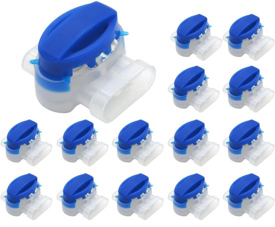 Kabelverbinder waterdicht - Gel connector - Kabelverbinder - Perimeterdraadconnector - draadverbinder voor robotmaaier perimeterdraad - perimeterdraad - begrenzingsdraad - model 314 - 15 stuks van Merkloos	