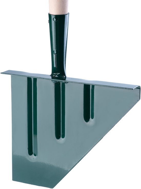 KADAX Graskantensteker van staal, met houten steel, gazonkantensnijder voor tuin, randmes, solide gazonstekers, tuingereedschap, graskantschaar (T-greep) van Merkloos	