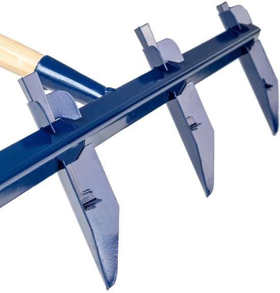 KADAX Groefentrekker met stalen messen, rijentrekker met lange steel van hout, houtsnijder, markerhark voor groentebedden, zaaigoed (klein) van KADAX