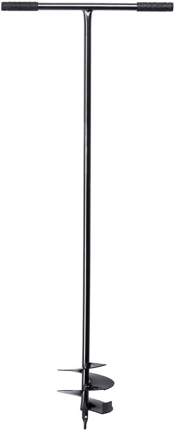 KADAX Handboor, grondboor van metaal, grondboor, paalboor, plantenboor, paalboor voor tuin, planten, handboor, spiraalboor, grondboor, 170 mm van Merkloos	
