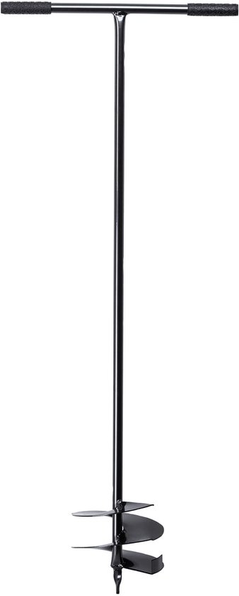 KADAX Handboor, grondboor van metaal, grondboor, paalboor, plantenboor, paalboor voor tuin, planten, handboor, spiraalboor, grondboor, 200 mm van Merkloos	