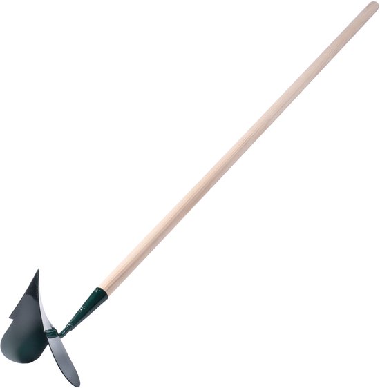 KADAX Huizenploeg van staal, cultivator met houten steel, handploeg, ploegschar, aardappelhocker, tuingereedschap voor het verzamelen van aardappelen en groenten, tuingereedschap (klein) van KADAX