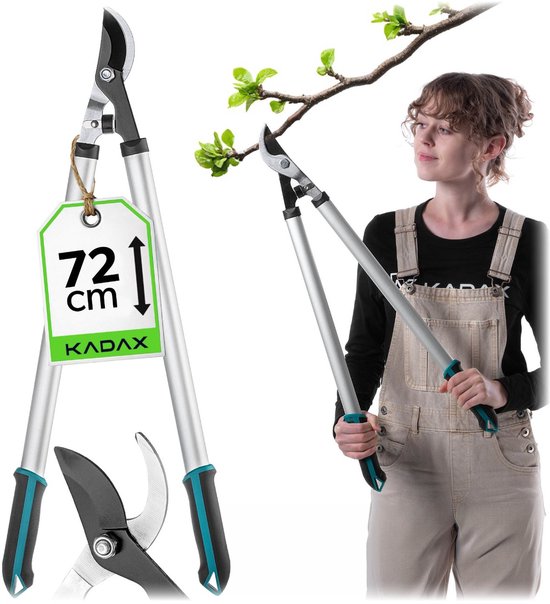 KADAX Takkenschaar Tuinschaar 73cm Struik Handmatig Lang Scherp Licht van Merkloos	