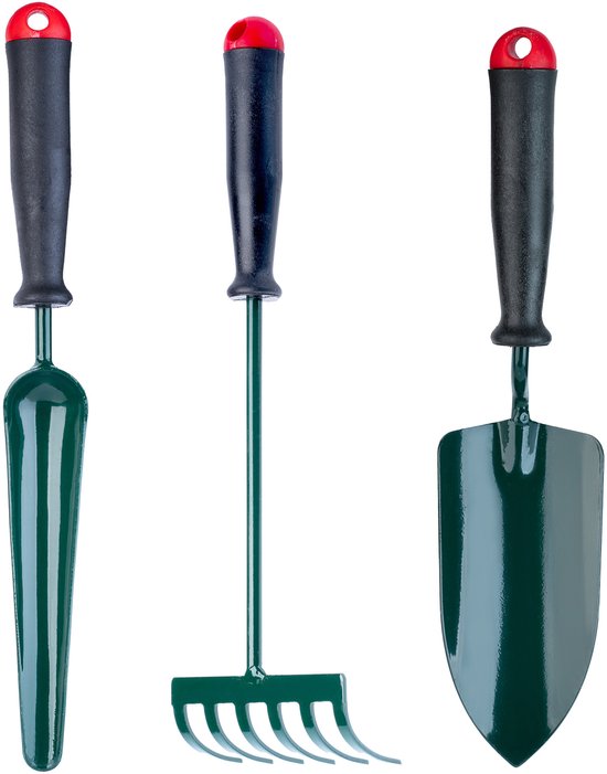 KADAX Tuingereedschapsset, robuuste mini-tuingereedschap, praktische gereedschapsset voor planten, meerdelige tuinset, tuinset voor tuinverzorging (3-delige set Ver. B) van Merkloos	