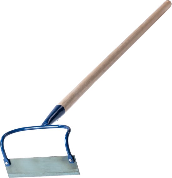 KADAX Tuinhak van metaal, haak met steel van hout, onkruidhaak voor het losmaken, luchten en wieden van de grond, tuinaccessoires voor het verwijderen van onkruid (W: 18 cm, dubbel) van Merkloos	