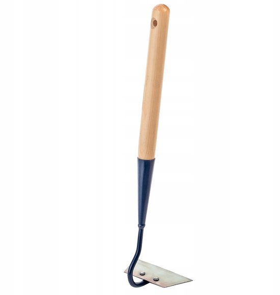 KADAX Tuinhak van metaal, hak met steel van hout, onkruidhaak voor het losmaken, luchten en wieden van de grond, tuinaccessoires voor het verwijderen van onkruid (W: 12 cm, trapeziumvorm, kort) van Merkloos	