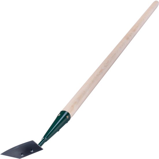 KADAX Tuinhakken, onkruidhaak, jader van stalen email, onkruidsteker met lange steel van hout, voor tuin, onkruid, mos, gras, onkruidverwijderaar, tuinaccessoires van Merkloos	