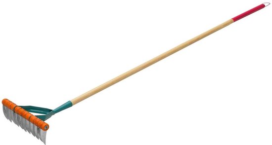 KADAX verticuteermachine voor dames, snijhark met 168 cm steel, manuele stalen verticuteermachine, moshark voor tuin, gazonbeluchter, manuele beluchtingsvork (eenzijdig) van KADAX