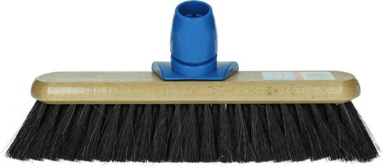 Kamerbezem 30 cm houten vloerbezem met zachte haarmix incl. paardenhaar van Werkhaus