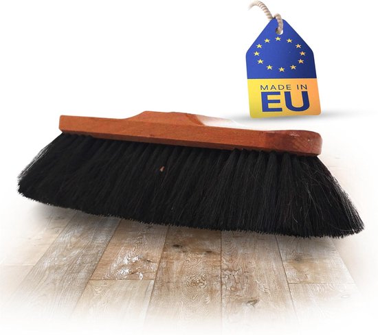 Kamerbezem PAARDENHAAR Mengsel Bezem met zachte haren Kastbezem Gemengde paardenhaar bezemkop Ideale bezem voor laminaat en parket Paardenhaarbezem Mengsel van natuurlijke haren Huisbezem van Merkloos	