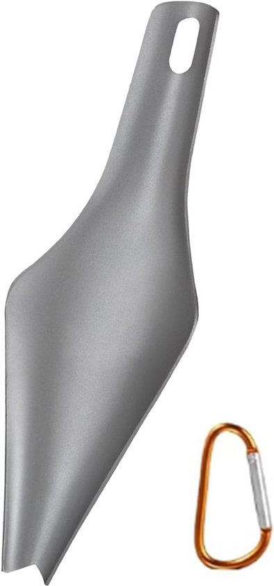 Kampeer Schepje - Outdoor Tover - Survival Wandelen - Lichtgewicht Titanium - 19 cm Lang van Merkloos	