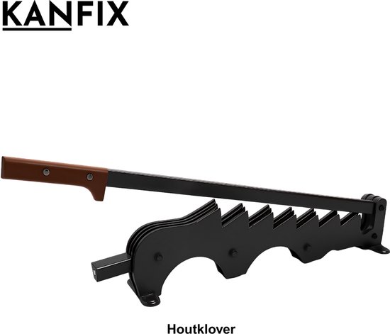 KanFix Houtklover voor Aanmaakhout - Houtsplijter - Houtkliever - Kloofwig - Kloofmachine - Openhaard Gereedschap - Wandsplijter van KanFix
