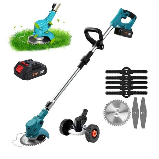 Kantenmaaier - Kantenmaaier met Accu voor Nauwkeurig Snoeien - Grastrimmers met Accu voor Efficiënt Gebruik - Verstelbare Lengte van Merkloos	