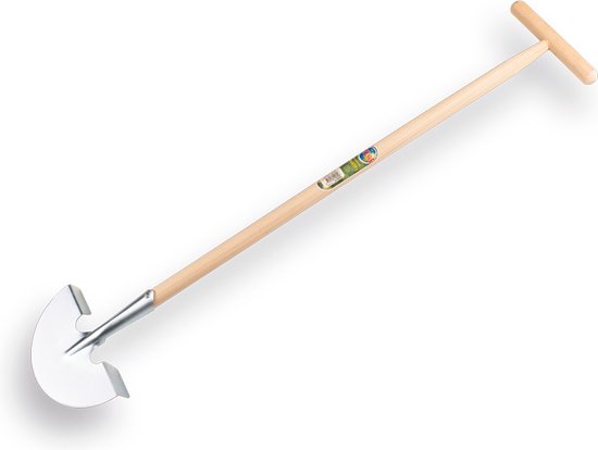 Kantensteker 80 cm Verzinkt met houten steel. van Merkloos	