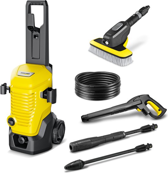 Kärcher Hogedrukreiniger | K 4 Modular Surface - 3-in-1 wasborstel WB 7 Plus - 130 bar - Wateropbrengst 420 l/u van Kärcher