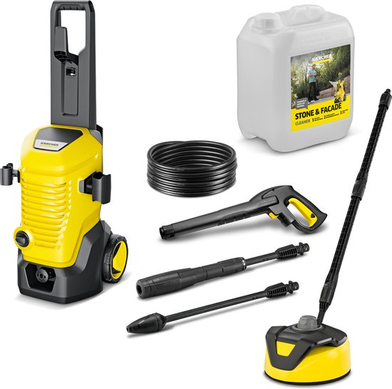 Kärcher Hogedrukreiniger | K 5 Modular Home - Haspel - Terrasreiniger T 5 - Reinigingsmiddel 5 L - 145 bar - Wateropbrengst 500 l/u van Kärcher