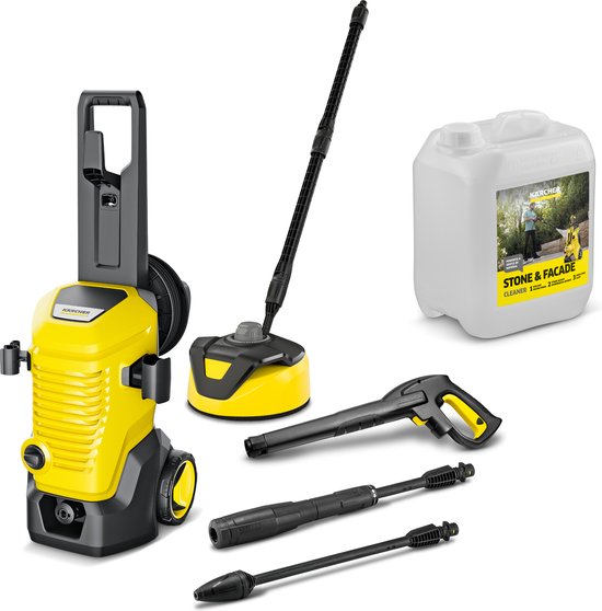 Kärcher Hogedrukreiniger | K 5 Premium Modular Home - Haspel - Terrasreiniger T 5 - Reinigingsmiddel 5 L - 145 bar - Wateropbrengst 500 l/u van Kärcher