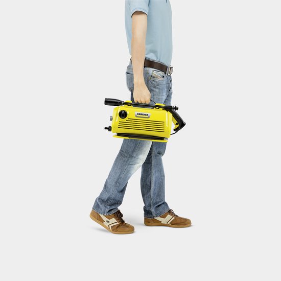 Kärcher K 2 Horizontal VPS Home Hogedrukreiniger - 110 Bar - 360 l/u - 1400W - 20m² - Voor Auto, Terras en Tuin - Met Terrasreiniger van Merkloos	