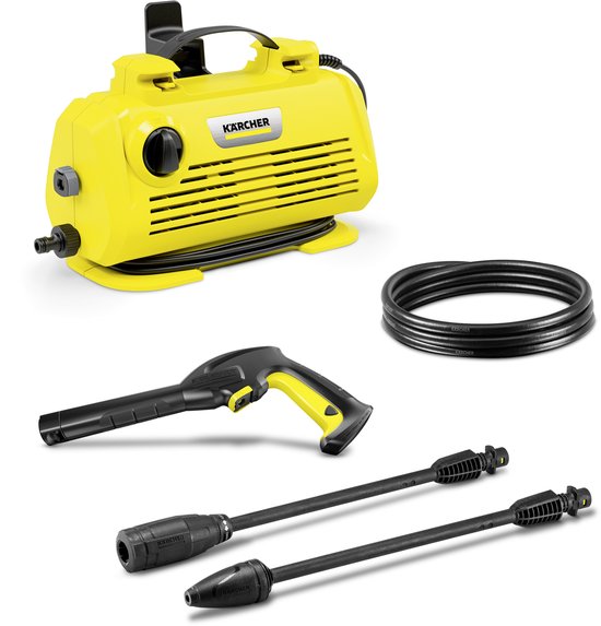 Kärcher K 2 Premium Horizontal VPS hogedrukreiniger - 110 bar - 360 l/u - 20 m²/u - Geschikt voor lichte vervuiling zoals fietsen, tuingereedschap en tuinmeubels van Merkloos	