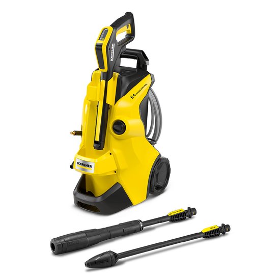 Kärcher K 4 Premium Power Control Flex Hogedrukreiniger - PremiumFlex hogedrukslang - 130 bar - 380 l/u - 25 m²/u - Slanghaspel van Kärcher